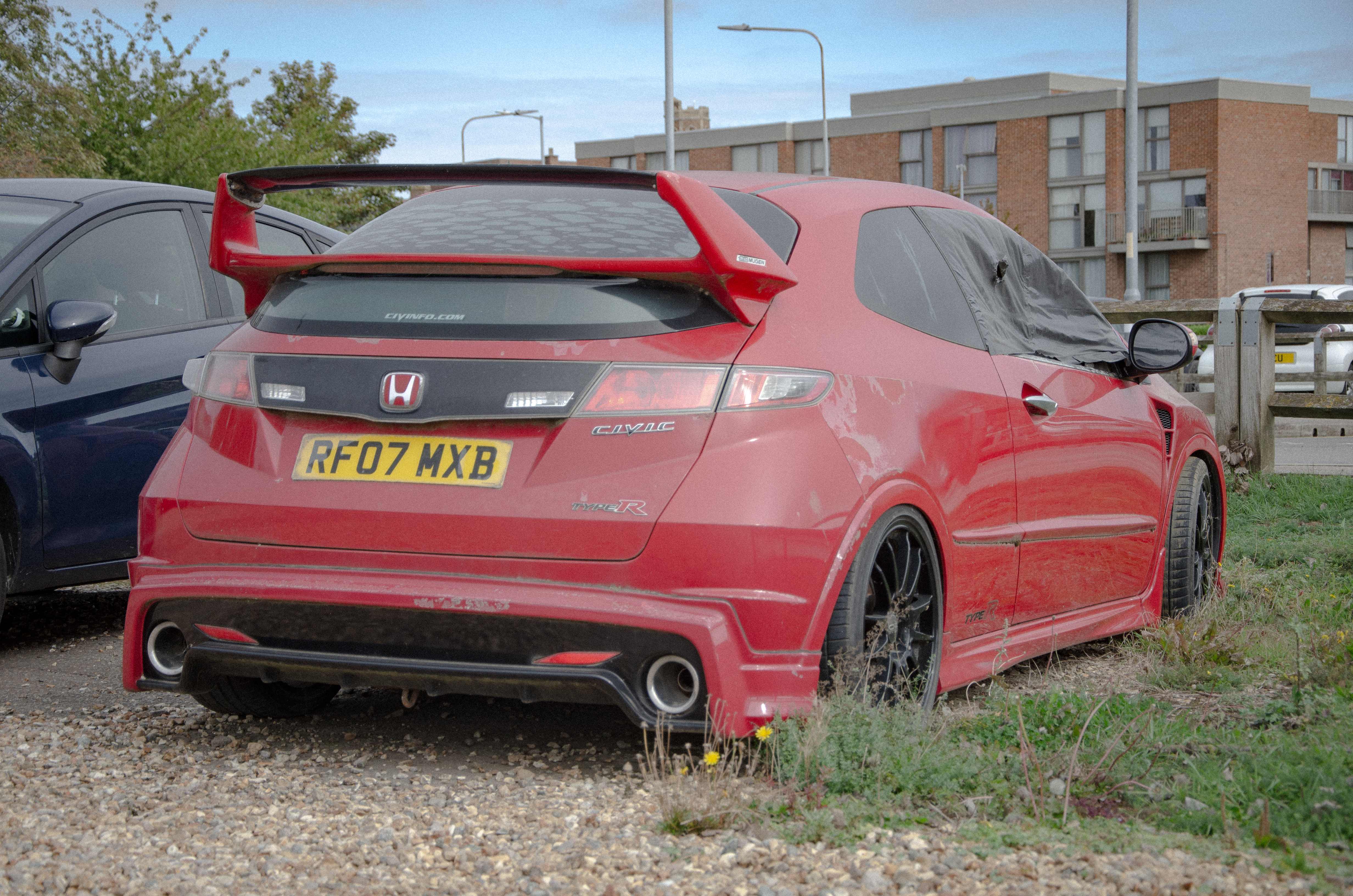 back of car